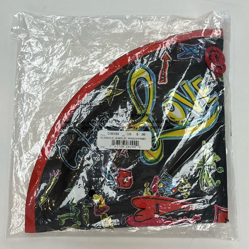 Brighton- Love Scribble Jewelry Pouch